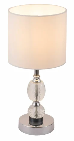 Globo LED-Tischleuchte 1flg grauweiß