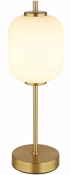 Globo LED-Tischleuchte 1flg mehrfarbigorangegelbgoldfarben