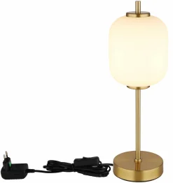 Globo LED-Tischleuchte 1flg mehrfarbigorangegelbgoldfarben