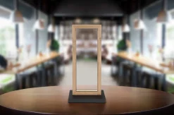 Globo LED-Tischleuchte 1flg schwarzbraun