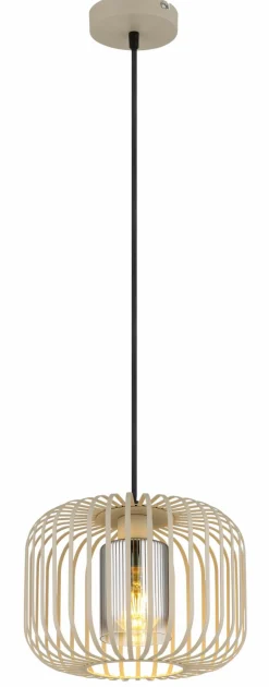 Globo Pendelleuchte 1flg beige