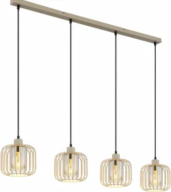 Globo Pendelleuchte 4flg beige