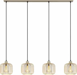 Globo Pendelleuchte 4flg beige