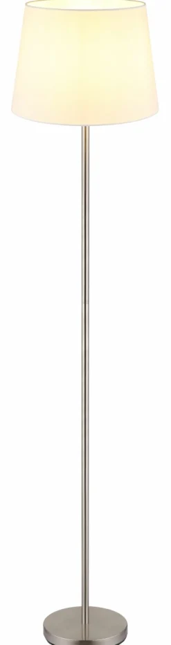 Globo Stehleuchte 1flg silberfarbenweiß