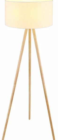 Globo Stehleuchte 1flg weißbraun