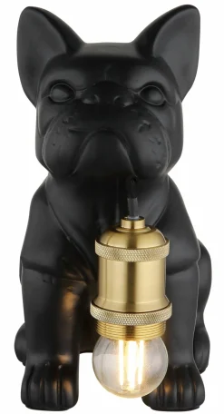 Globo Tischleuchte 1flg schwarzrot