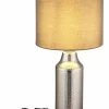 Globo Tischleuchte 1flg silberfarbengrau