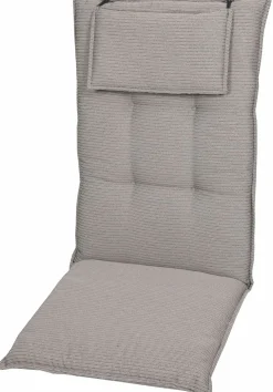 GO-DE Sesselauflage hoch braungrau