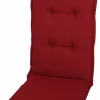GO-DE Sesselauflage hoch rot