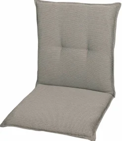 GO-DE Sesselauflage nieder braungrau