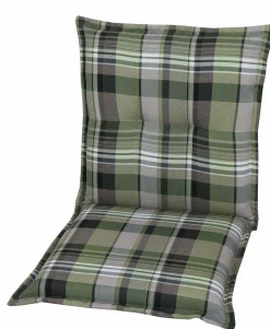 GO-DE Sesselauflage nieder graugrün