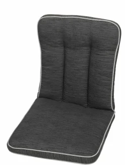 GO-DE Sesselauflage nieder grau