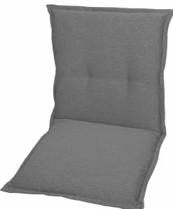 GO-DE Sesselauflage nieder grau