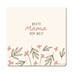 Grafik Werkstatt Korkuntersetzer weiß