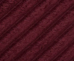 Gözze Badteppich in Cordoptik rot