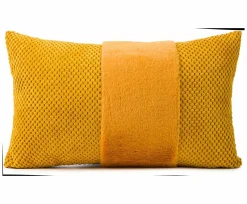 Gözze Kissen, gefüllt gelb