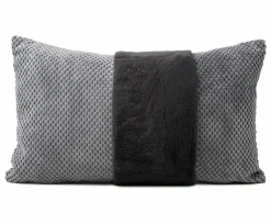 Gözze Kissen, gefüllt grau