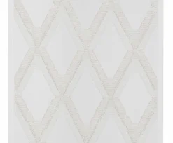 Gözze Schiebevorhang, gesäumt braun