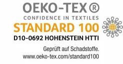 Hahn Jersey-Strickdecke braun