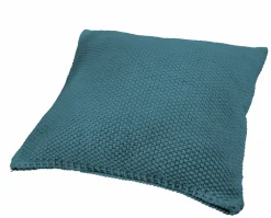 Hahn Jersey-Strickkissenhülle grün