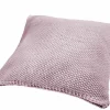 Hahn Jersey-Strickkissenhülle pink