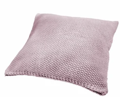 Hahn Jersey-Strickkissenhülle pink