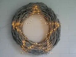 Handelsagentur Wirtz LED - LEUCHT - STERN silberfarben