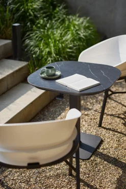 HARTMAN OUTDOOR Bistrotisch Höhenverstellbar schwarz