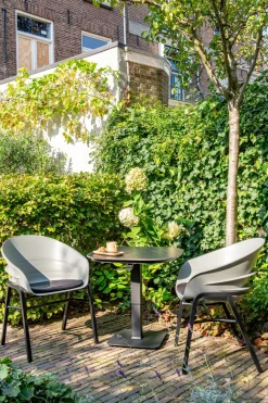 HARTMAN OUTDOOR Bistrotisch Höhenverstellbar schwarz