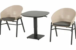 HARTMAN OUTDOOR Gartensessel verstellbar grauschwarz