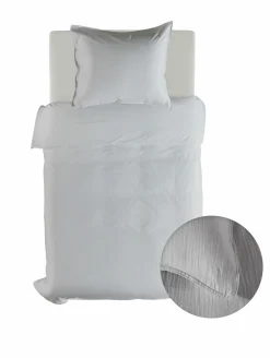 Heckett Musselin-Bettwäsche grau