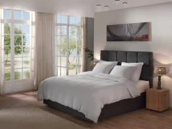 Heckett Musselin-Bettwäsche grau