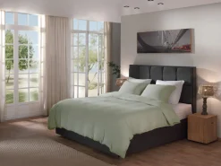 Heckett Musselin-Bettwäsche grün