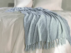 Heckett Wohndecke Ciniglia blau