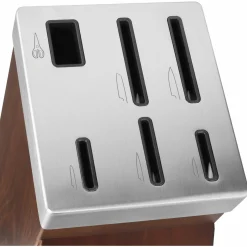 Henckels by ZWILLING Messerblock 7tlg. braunschwarz