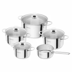 Henckels by ZWILLING Topfset 5tlg. silberfarben