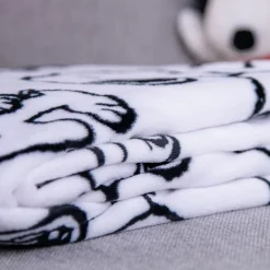 Herding Wellsoft-Decke Peanuts schwarzweiß