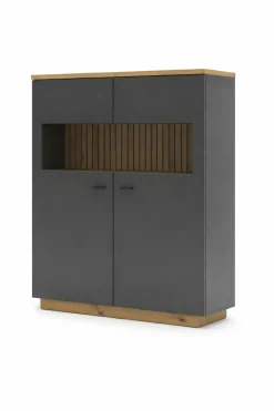 Highboard grau