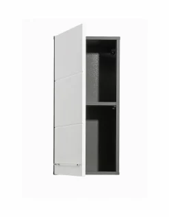 Hängeschrank schwarzweißmehrfarbig