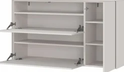 Hänge-Schuhschrank beige