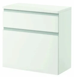 Hängeschuhschrank weißsilberfarben