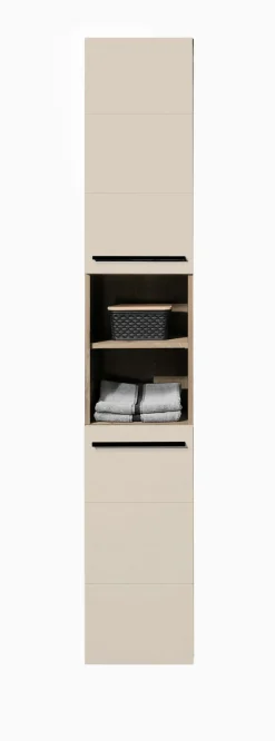 Hochschrank beige