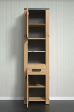 Hochschrank braun