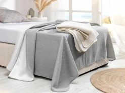 Ibena Kühlende Sommerdecke Doublef. weißbeige