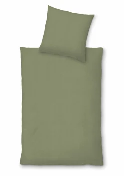 Inspiration Home Renforce-Bettwäsche grün