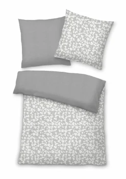 Inspiration Home Renforce-Bettwäsche silberfarben