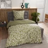 Inspiration Home Renforce-Bettwäsche grün