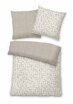 Inspiration Home Renforce-Bettwäsche grau