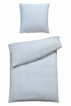 Inspiration Home Satin-Bettwäsche weiß