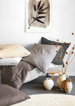 Irisette Biber-Bettwäsche braun